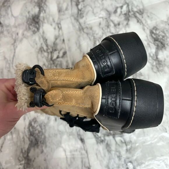 Sorel Tivoli III snow Boots tan brown winter size 4 - Picture 3 of 7